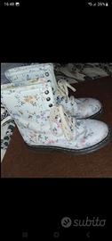 Dr. Martens Scarponcini Floreali Pelle n38 nuovo