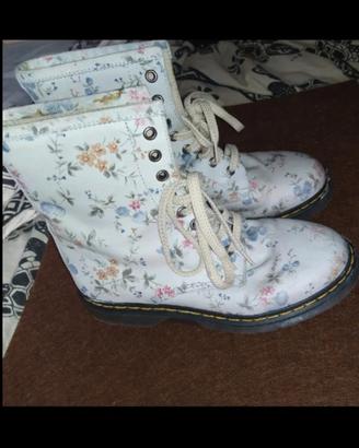 Dr. Martens Scarponcini Floreali Pelle n38 nuovo