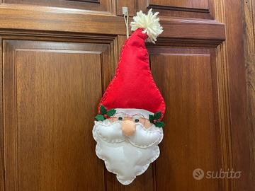 Fuoriporta Babbo Natale cucito a mano