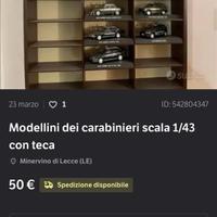 Modellini carabinieri