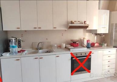 Cucina di legno bianca 5,67 m lineari
