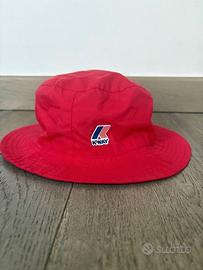 K-WAY cappello impermeabile rosso