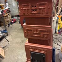Stufa in terra cotta