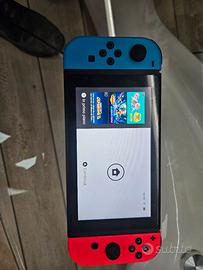 nintendo switch+sterzo kart+joystick+custodia