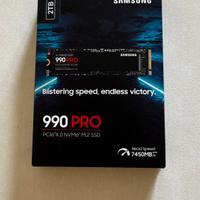 Samsung 990 Pro NVMe M.2 SSD 2Tb nuovo sigillato 