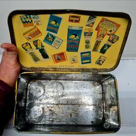 Scatola di lattavintage Antonio Bertolini 