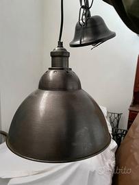 Coppia lampadari stile industrial maison du monde