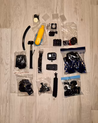 Go pro hero 7 black accessoriata