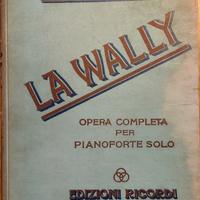 Spartito de La Wally di A.Catalani