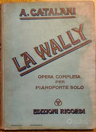 Spartito de La Wally di A.Catalani