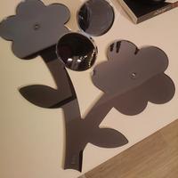 appendiabiti nero da muro 