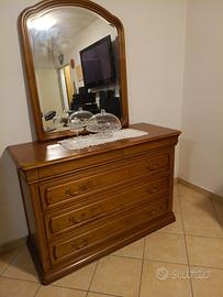 comò con specchiera 