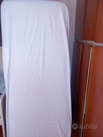 materasso singolo  con coprimaterasso