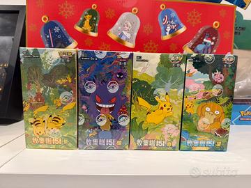 Card Box Cinese Pokemon 151 Pikachu Gengar Psyduck