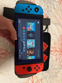Nintendo Switch V2 + Grip & Custodia