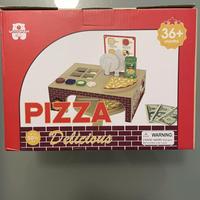 Gioco Montessori forno pizza in legno