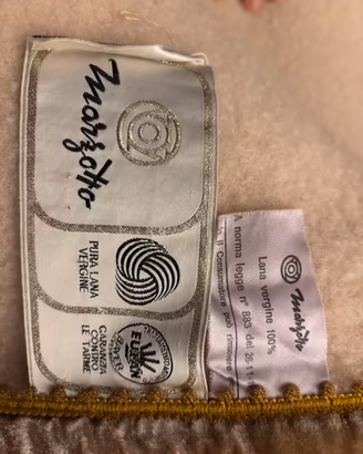 Coperta matrimoniale lana Marzotto usata