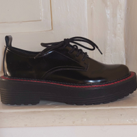 Allacciate donna nere 38 Bershka