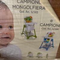 Seggiolone  campione mongolfiera per bambini