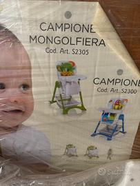 Seggiolone  campione mongolfiera per bambini