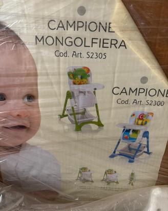 Seggiolone  campione mongolfiera per bambini