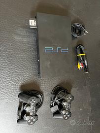 PlayStation 2 PS2 , con due controller