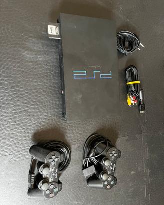 PlayStation 2 PS2 , con due controller