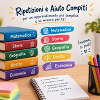 Aiutocompiti/Ripetizioni/Metodo studio a Trento