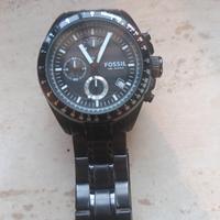 Fossil orologio cronografo con datario nero