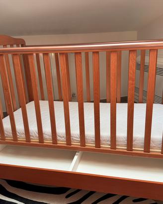 Lettino bambino con sponda regolabile