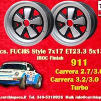 2 pz cerchi Porsche Fuchs 7x17 ET23.3 5x130