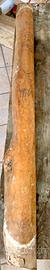 Tronco di legno per ornamento camino