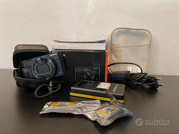 Sony RX100 IV / Mark 4 + 4 batterie + accessori