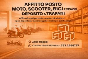 POSTO MOTO SCOOTER BICI e SPAZIO DEPOSITO