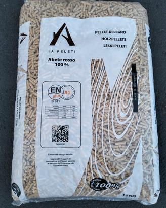 Pellet EnPlus A1 Premium 100% Abete Euro 6.70