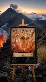 QUADRO VINTAGE BOTTIGLIA RUM