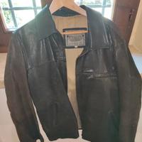 Giacca vintage Rifle & Co. effetto pelle marrone