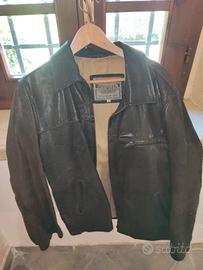 Giacca vintage Rifle & Co. effetto pelle marrone