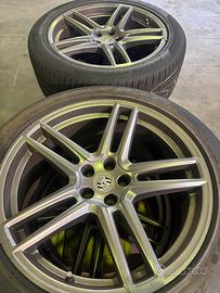 4 cerchi per porsche macan con gomme pirelli esti