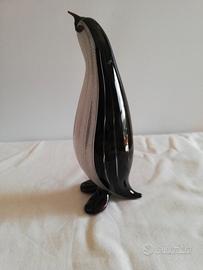 Pinguino in vetro di Murano anni 60