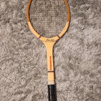 Racchetta da tennis vintage in legno Germina 