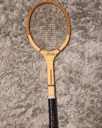Racchetta da tennis vintage in legno Germina 