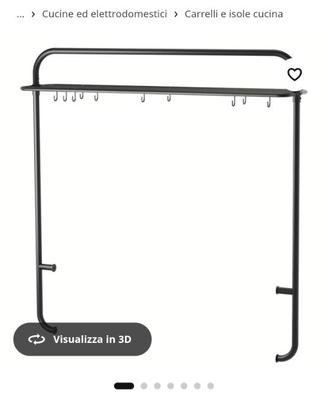 rastrelliera ikea per isola