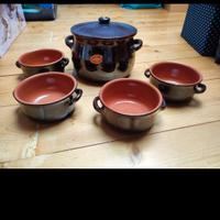 set pentole in terracotta