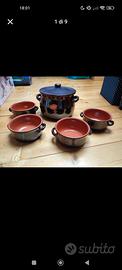 set pentole in terracotta
