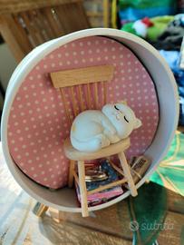 Sveglia casa gattino decorativa!