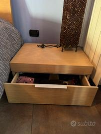 Comodini letto camera matrimoniale