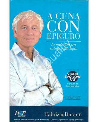 A CENA CON EPICURO - Fabrizio Duranti