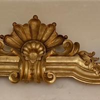 Sopraporta antico in oro primi '800