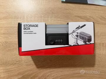 Portaoggetti Bici Lucchetto a Combinazione - Nuovo